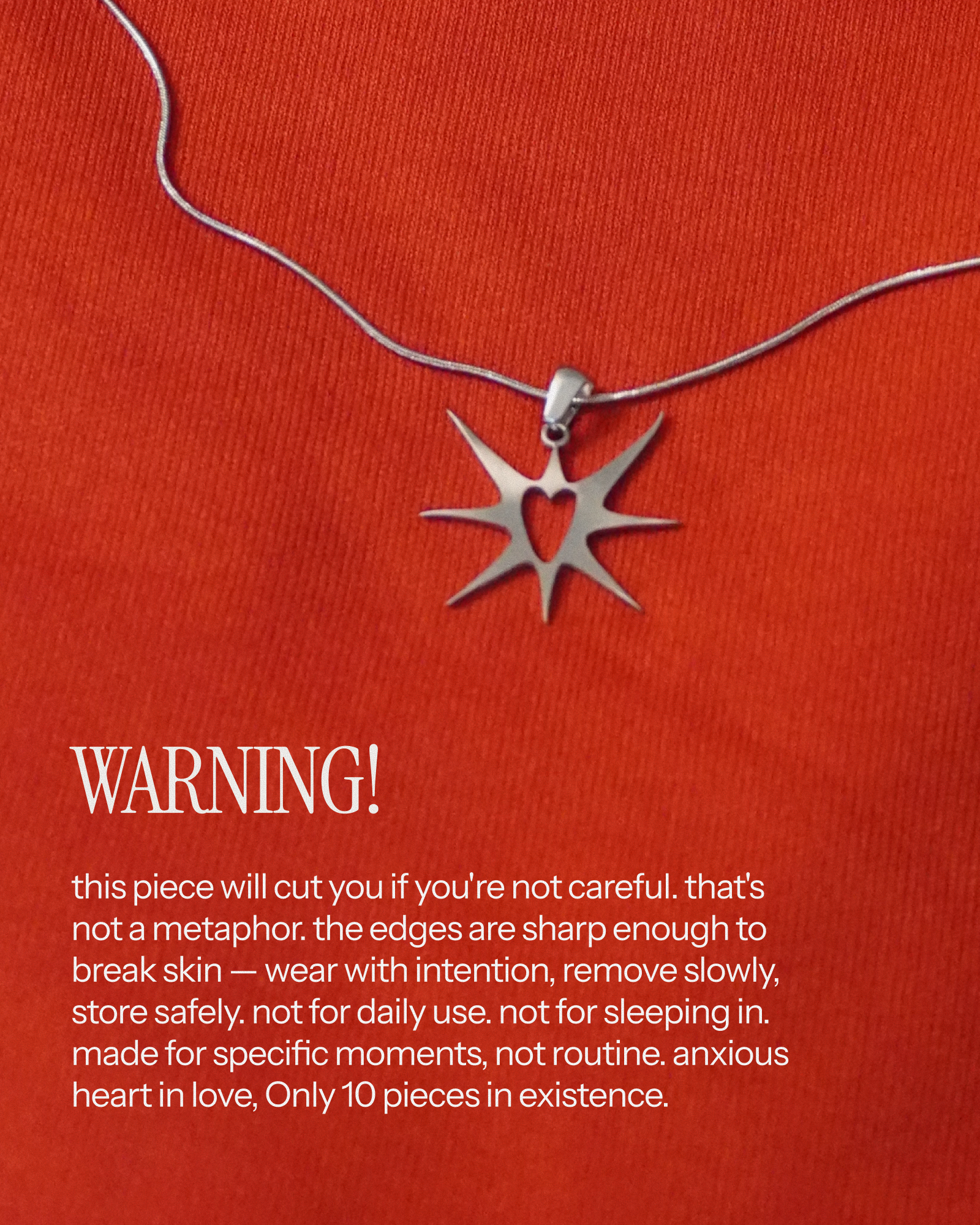 Anxious Heart In Love Pendant